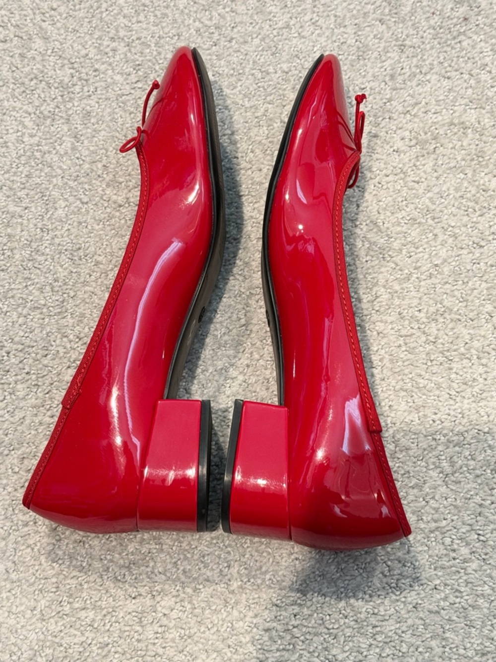 Madden Girl Red Patent Ballet Flats - Picture 3 of 6